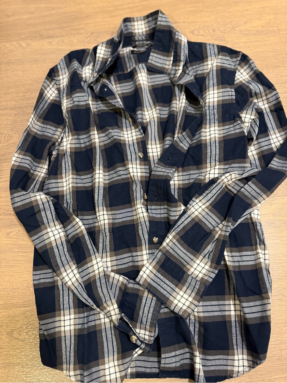 Men's Banana Republic Plaid Button-Up Shirt M